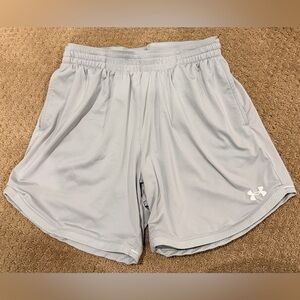 Under Armour Women's Light Gray Athletic Shorts